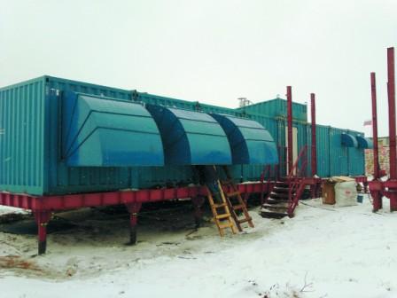 Автономный энергоблок на острове Самойловский