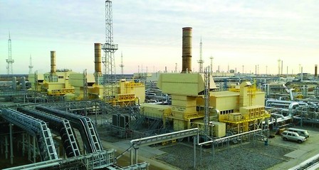 Компрессорные агрегаты на Юрхаровском НГКМ